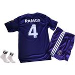 Ramos Mor Retro Real Madrid 2017 Cardiff Şampiyonlar Ligi Finali 3'lü Çoçuk Futbol Forma Seti(Forma,şort ve Çorap) - 6 - 7 Yaş