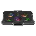 Rampage 6 Fanlı Notebook Soğutucu Stand Renkli Işıklandırma ile Yüksek Hava Akışı Sağlar AD-RC10 X-Gust - tek ebat