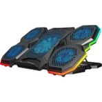 Rampage AD-RC14 X-Ranger Rgb 5fan Yükseklik Ayarlı Telefon Tutucu 9"-17" Notebook Soğutucu Laptop Soğutucu