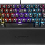 Rampage ALLY K11 Siyah Rainbow Q Bilek Destekli Blue Switch Mekanik Gaming (Oyuncu) Klavye