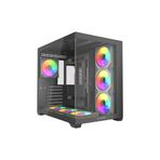 Rampage Ares ARGB Temperli Cam 750 W Siyah ATX Gaming Bilgisayar Kasası