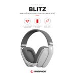 Rampage Blıtz Wireless 2.4G+ Bluetooth Mikrofonlu Kablosuz Beyaz Gri Oyuncu Kulaklığı