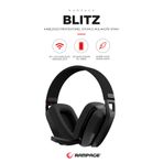 Rampage Blıtz Wireless 2.4G+ Bluetooth Mikrofonlu Kablosuz Siyah Oyuncu Kulaklığı