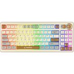Rampage Cyclone Type-C Rgb Aydınlatmalı Kompakt Membrane Türkçe Q Gaming Oyuncu Klavyesi Gri/krem - Bej