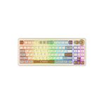 Rampage CYCLONE Type-C RGB Aydınlatmalı Kompakt Membrane Türkçe Q Gaming Oyuncu Klavyesi Gri/Krem
