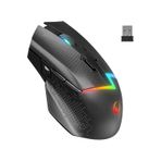 Rampage Drop M3v2 24000 Dpı 3311 Sensor Siyah Rgb Şarjlı Kablosuz Gaming Oyuncu Mouse Drop M3 V2 siyah