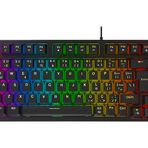Rampage Enigma 75 USB RGB Aydınlatmalı Red Switch Tam Türkçe 1800 Kompakt Dizilim Gaming Mekanik Klavye Siyah