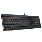 Rampage Granite Pro Siyah-Gri Low Profile Blue Switch Q Rainbow Mekanik Gaming Kablolu Oyuncu Klavye