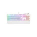 Rampage Hydra R6 Full Color RGB LED Gaming Pro Red Switch Mekanik Klavye - Beyaz