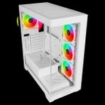 Rampage Hydra V3 Whıte Camlı 7*12Cm Rgb Fan Atx Gaming Kasa