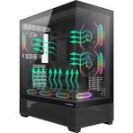 Rampage Hydra V5 750W 80 Plus Bronze Siyah 6*12CM Argb Fan Atx Mıd-T Gaming Oyuncu Kasası - 750 W