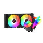 Rampage IceBlade C6 Siyah 240 mm 72CFM 2000 RPM ARGB AM5 LGA1700 Uyumlu Ledli Tüplü Sıvı Soğutmalı CPU Fan