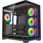 Rampage Kaızer Kumandalı 7*12CM Argb Fan+Kontrolcü Pwm Fanlı Atx/m-Atx Siyah Oyuncu Kasası - Yok