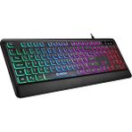 Rampage KB-2025 Siyah USB Rainbow Backlight Membrane Gaming Oyuncu Klavye