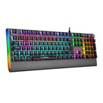 Rampage KB-R210 Favory Rainbow Aydınlatmalı Kristal Blue Switch Mekanik Klavye