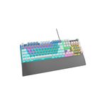 Rampage Kb-r28 Blade Plus Mekanik Klavye Rainbow Türkçe Blue Switch Mekanik Oyuncu Klavyesi-gri/beyaz