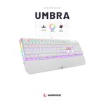Rampage KB-R86 Umbra Beyaz Rainbow Red Switch Full Mekanik Klavye Gaming Klavye Oyuncu Klavye Türkçe