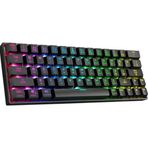 Rampage KB-RX63 B-ATOM Siyah Bluetooth RGB Backlight Blue Switch Mekanik Q 63 Tuşlu Mini Gaming Oyuncu Klavyesi