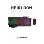 Rampage Km-28 Heirloom Işıklı 7tuş 8000dpı Gaming Klavye Mouse Set Oyuncu Set Oyuncu Klavyesi Oyuncu Mouse