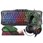 Rampage KM-404 Agenti Siyah Combo Gaming