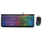 Rampage Km-R57 Siyah Rgb Aydınlatmalı Q Oyuncu Multmedia Klavye Ve 12800 Dpi Mouse Gaming Set Kablolu