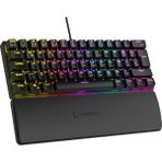Rampage Plower K60 Mini Oyuncu Klavyesi Mekanik Klavye Bilek Destekli Blue Switch Gaming Klavye Oyuncu Klvye - Siyah