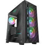 Rampage Prıme Mesh+Temperli Cam 4*argb Fan+Hub E-Atx Mid-T Gaming Oyuncu Kasası