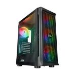 Rampage Prolıx 650W 80+ Argb Fan Manyetik Temperli Camli Mesh Atx Mid Tower Siyah Gaming Kasa