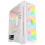 Rampage PROLIX Mesh 650W 80+ Beyaz 4*12cm ARGB Fan Manyetik Temperli Camlı ATX Mid-T Gaming Oyuncu Kasası
