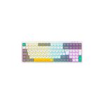Rampage Pure Beyaz / Gri SESSİZ RGB Q Low Profile Membrane Oyuncu Klavyesi