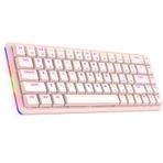Rampage Rebel Kırmızı Switch Low Profile US Layout Rainbow Mekanik Oyuncu Klavye