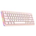 Rampage Rebel Mavi Switch Mekanik Pembe Renk Oyuncu Klavye