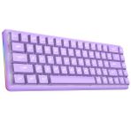 Rampage Rebel Mor Low Profile Red Swıtch Us Layout Beyaz Işıklı Mekanik Gaming Oyuncu Klavye