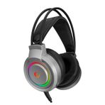 Rampage RM-X5 AIRS Gri CMEDIA 100B Chipset USB Rainbow Led Aydınlatmalı Oyuncu Mikrofonlu Kulaklık