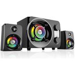 Rampage RMS-G8 2+1 25W Rainbow Led Işıklı Gaming Bilgisayar Hoparlörü