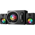 Rampage Rms-G8 Antares 2+1 25W Bluetooth USB SD FM Siyah LED Işıklı Gaming Speaker Hoparlör