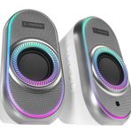 Rampage RMS-X3 2X3W Siyah RGB Işıklı Gaming Bluetooth Hoparlör
