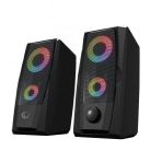 Rampage RMS-X9 2.0 RGB 6W RMS Gaming Speaker Işıklı Hoparlör