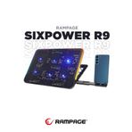 Rampage Sixpower R9 Rgb 6 Fan Telefon Tutuculu 15,6 Inç Notebook Soğutucu Stand