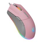 Rampage SMX-R21 Compact Pembe Kablolu Oyuncu Mouse