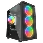 Rampage Vega V2 650W 80+ Bronze Tempered Glass Usb3.0 Rgb Matx Siyah Gaming Kasa