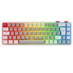 Rampage Yoru Mini Type-C Outemu Red Swich Q Mekanik Gaming Oyuncu Klavye Beyaz