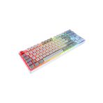 Rampage Yoru Tkl Pro Outemu Red Swich Mekanik Kablosuz Oyuncu Klavyesi-beyaz/gri