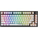 Rampage ZENITH PRO V2 Siyah Hot Swap 8000 Hz Gasket Manyetik RGB Rapid Trigger Gateron Switch Q Dye-Sub PBT Pudding Keycap