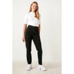 Ramrod Kadın Siyah Boyfriend Likralı Kot Pantolon -Denim Kot Pantolon - 33