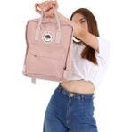 Ramsburry Unisex Imperteks Su Geçirmez Kumaş Sırt Çantası - Pembe