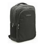 RAMSBURRY Unisex Siyah Su Geçirmez Kumaş Fonksiyonel Ve Şık Tasarımlı 15.6 İnç Laptop Sırt Çantası