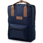 RAMSBURRY Unisex Su Geçirmez İmperteks Kumaş 15.6 inç Laptop Bölmeli Sırt Çantası (Lacivert)