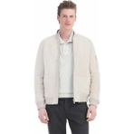 Ramsey Bej Regular Fit Dik Yaka Casual Kürk Deri Mont - XL