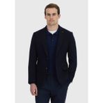 Ramsey Lacivert Düz Regular Fit Erkek Ceket %100 Kaşmir Modern Stil Normal Yaka Cepli - 48